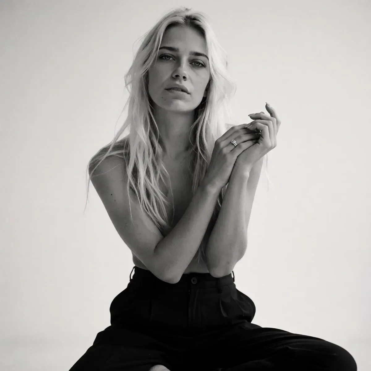 White backdrop