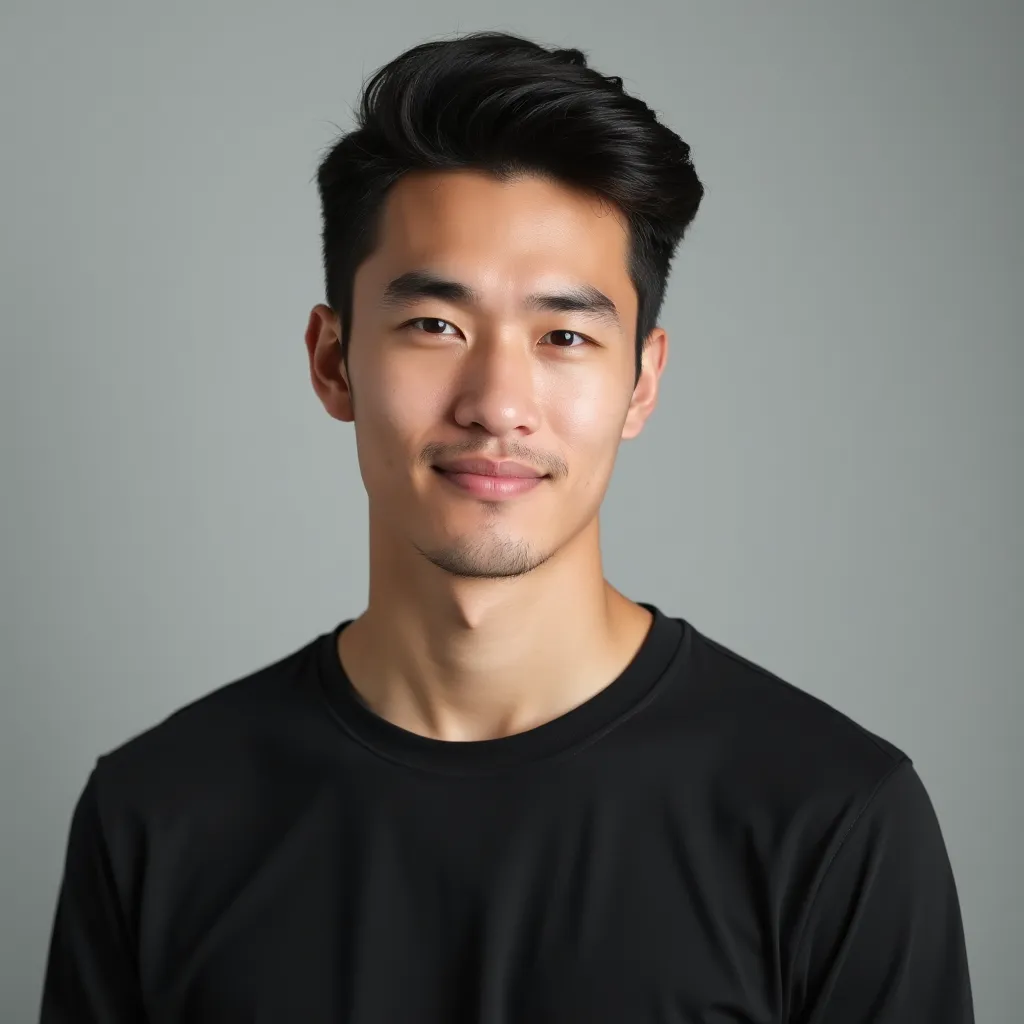 Acteur posant pour une séance photo de casting professionnelle