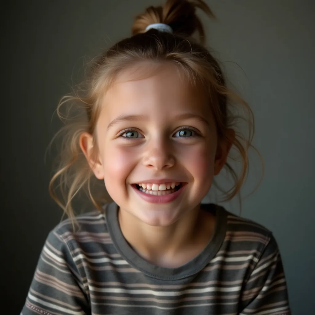 Exemple de portrait professionnel naturel sur fond neutre