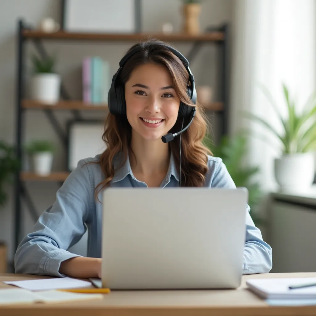 Exemple de portrait professionnel naturel sur fond neutre