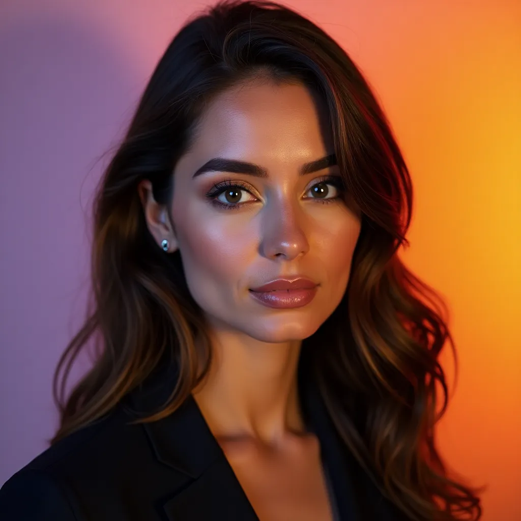 Migliora il tuo profilo con una foto professionale su sfondo colorato