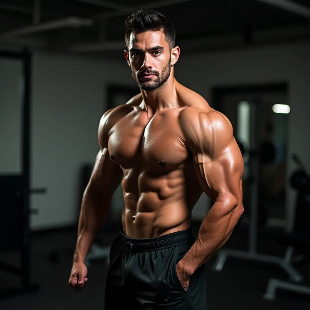 Retrato antes y después de un entrenador personal mostrando el impacto de una foto profesional