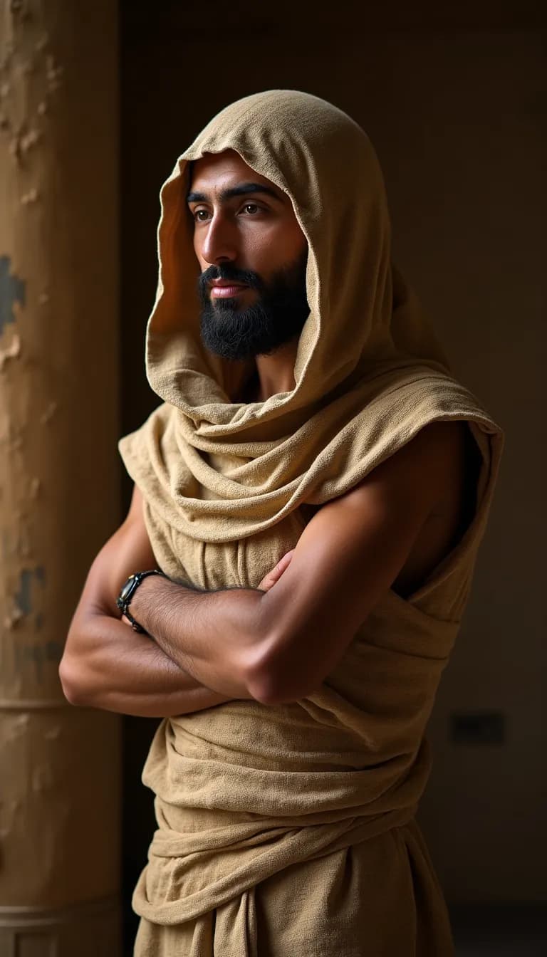 halloween-middle-eastern-man-wrapped-as-a-mummy-in-an-ancient-tomb