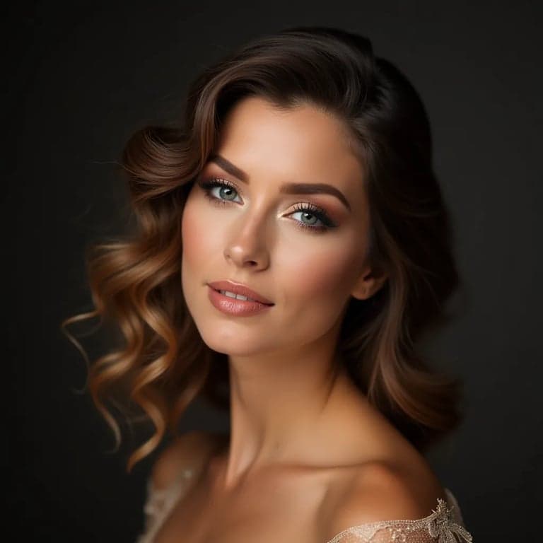 Ritratto Glamour: Unisci Raffinatezza e Presenza Online