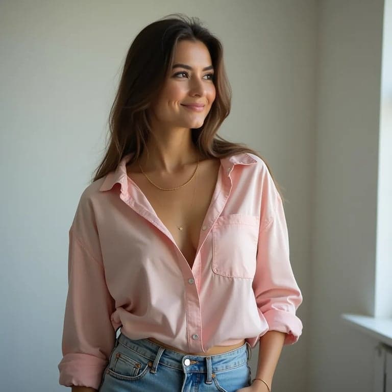 Example of suitable attire for a LinkedIn photo