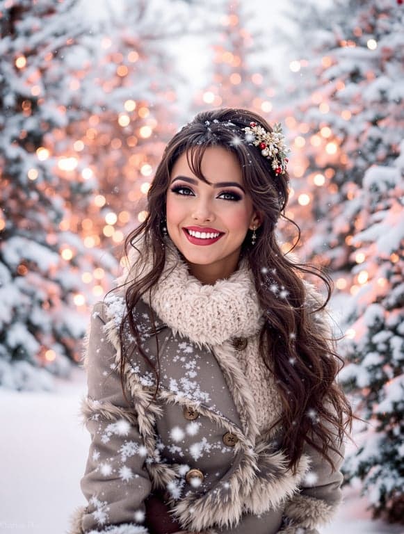 AI Christmas photos and holiday cards