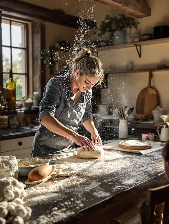 Cottagecore aesthetic photos with AI