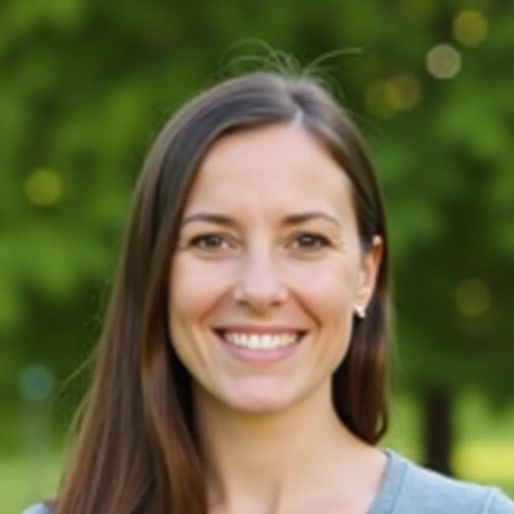 Exemple de photo de profil optimisée pour Instagram avec fond coloré