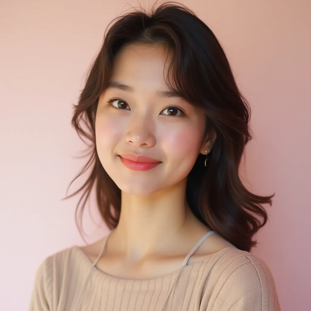 Exemple de photo de profil bien éclairée et centrée