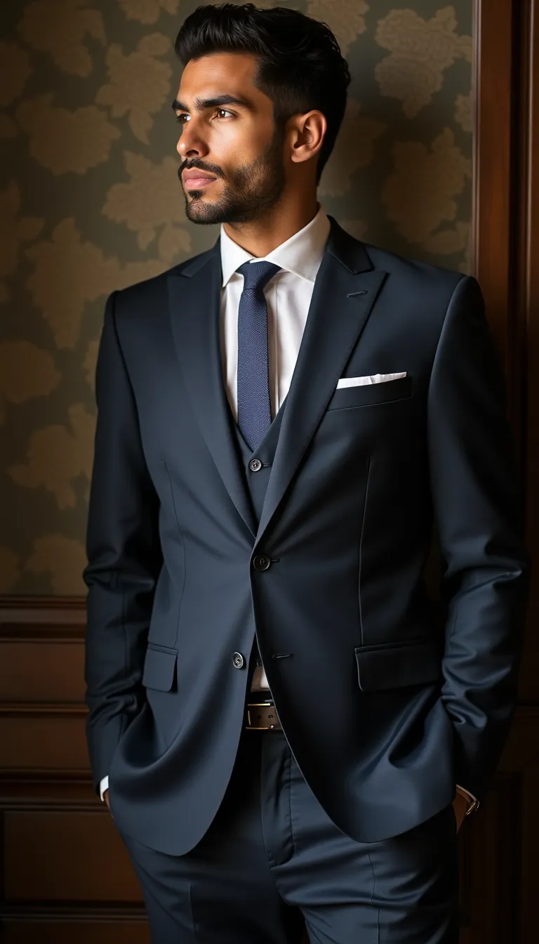 middle-eastern-man-in-a-wedding-suit--captured-with-a-gentle--romantic-ambiance